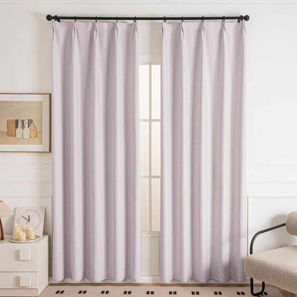 Purple-10 Cocove Tree Texture Heavyweight Custom Curtains