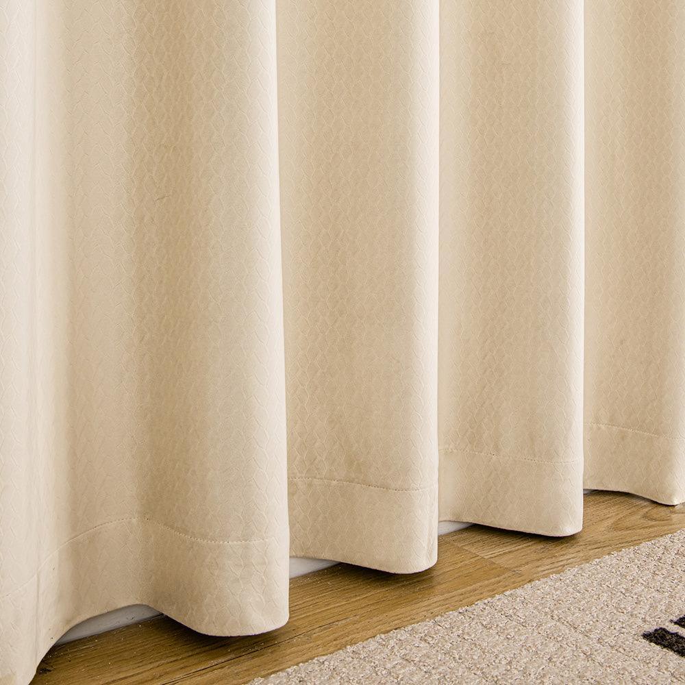 Draco Dragon Scale Velvet Room Darkening Grommet Soft Top Curtains Draco