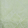 Calista Tropical Leaf Jacquard Cotton Blend Pleated Curtains Calista Pale Green