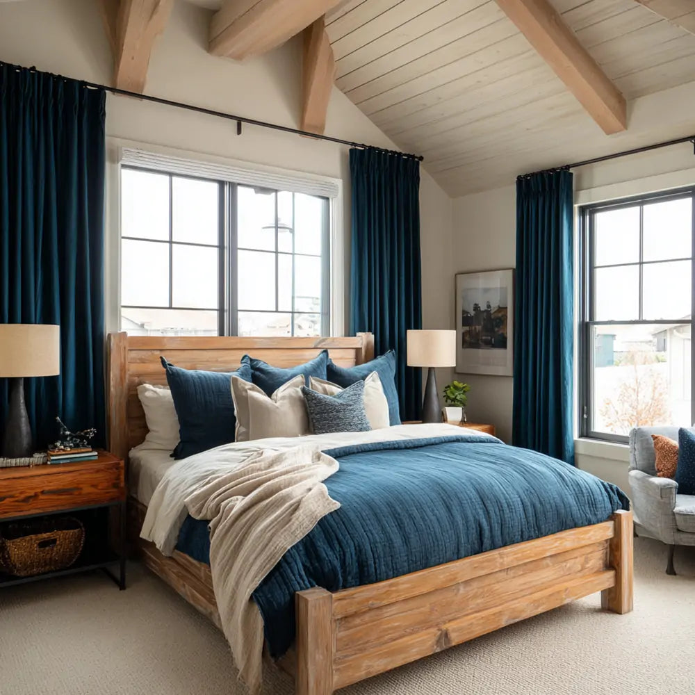 Nanov Oeko-Tex Blackout Velvet Pinch Pleat Custom Curtains Nanov