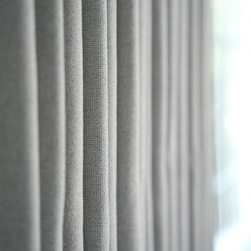 Tuscany Woven Faux Linen Pinch Pleat Custom Curtains Tuscany