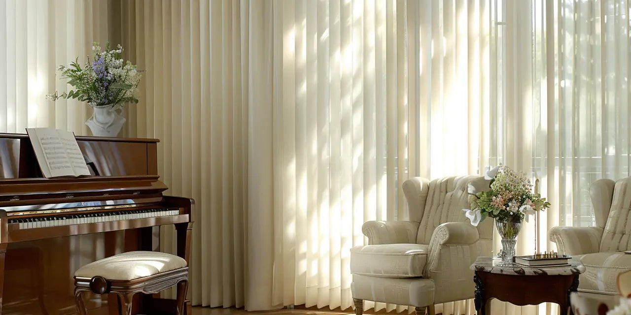 Custom semi privacy sheer curtains for living room