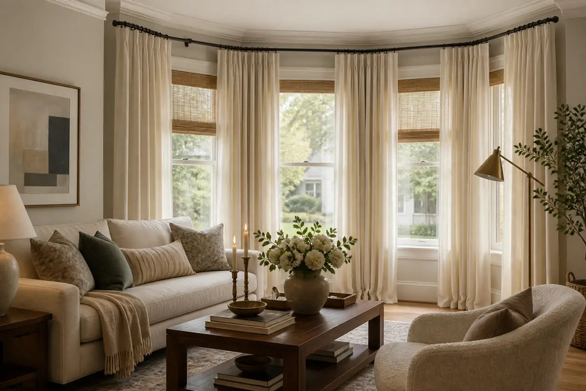 How to Hang Curtains in a Bay Window: A Complete Guide