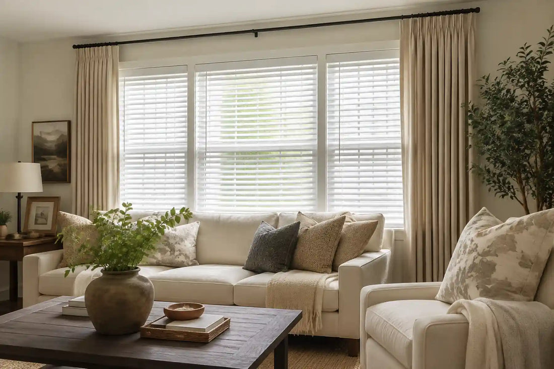 Curtains Over Blinds: How to Layer Curtains With Existing Blinds