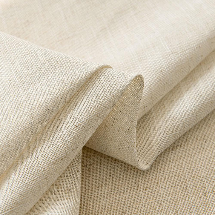 Herb-Lin Ivory Linen Sheer Curtains - ixacurtains