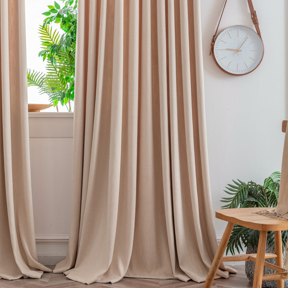 Aura Heavyweight Fantasy Cotton Custom Curtains For Living Room And Bedroom