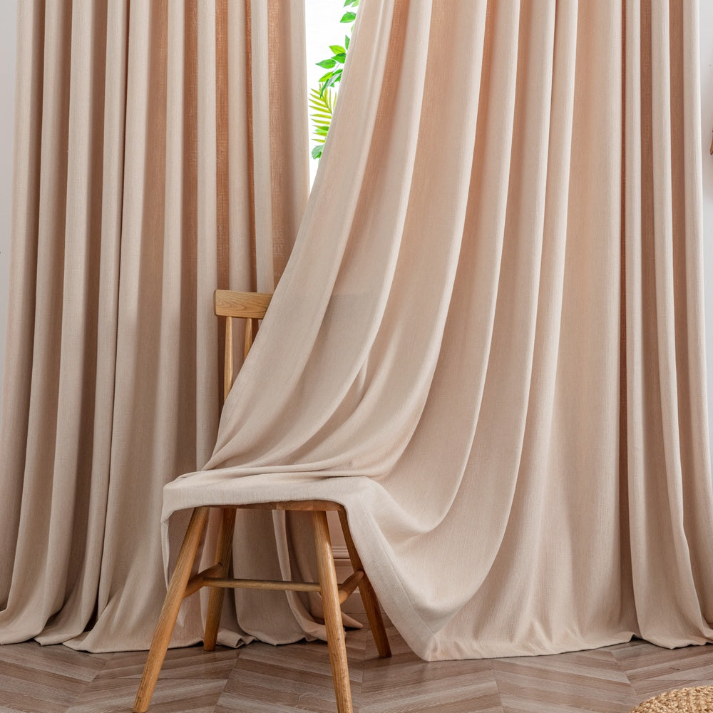 Aura Heavyweight Fantasy Cotton Custom Curtains For Living Room And Bedroom
