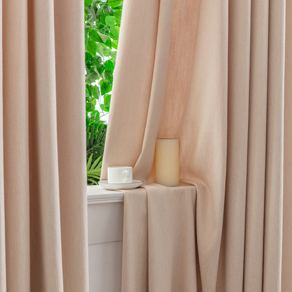 Aura Heavyweight Fantasy Cotton Custom Curtains For Living Room And Bedroom