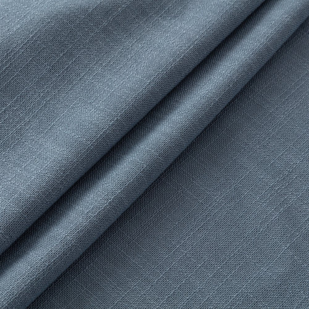 Bryn Slub Textured Faux Linen Custom Curtains