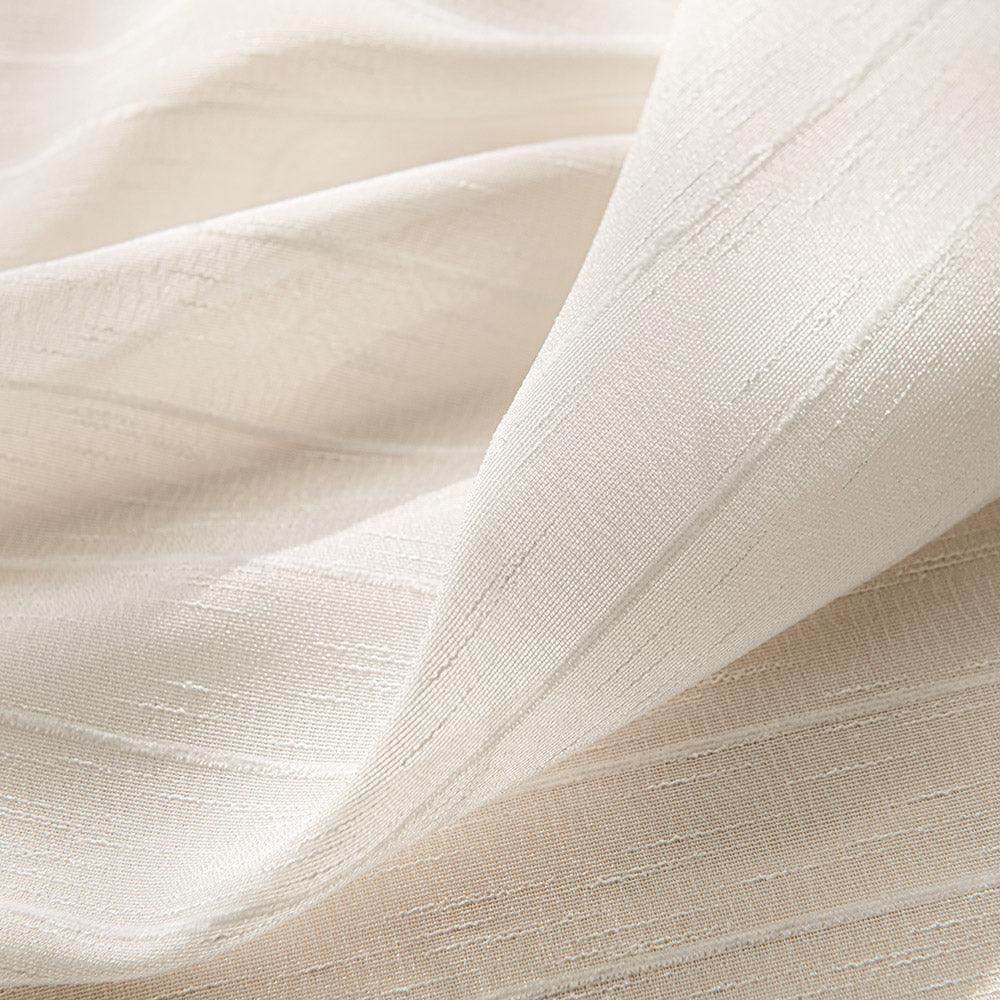 White Gauzy Snowflake White Sheer Bathroom Custom Curtains