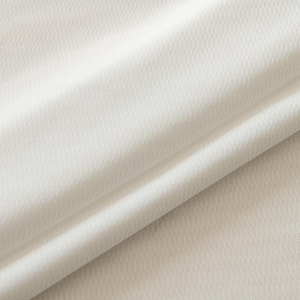 White Flow White Semi Sheer Outdoor Custom Curtains