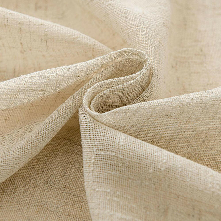 Linex-Lin Natural Weave Linen Sheer Curtains - ixacurtains