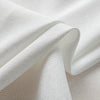White Airy Elegant White Faux Linen Custom Curtains For Living Room And Bedroom