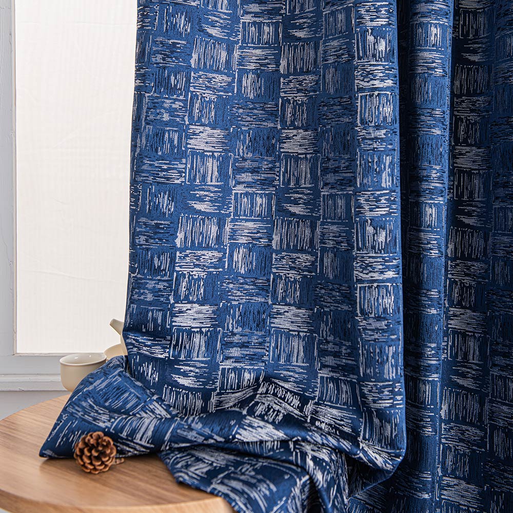 Daisy Jacquard Patterns Custom Curtains
