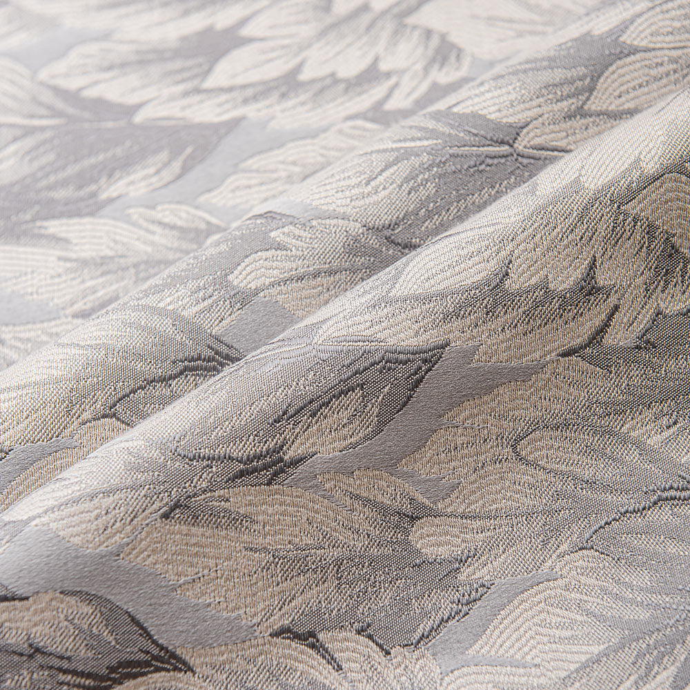 Fern Jacquard Patterns Pleat Cotton Blend Custom Curtains Fern