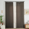 Chocolate Tart 850-13 Lorna French Linen Custom Pleated Curtains Panel