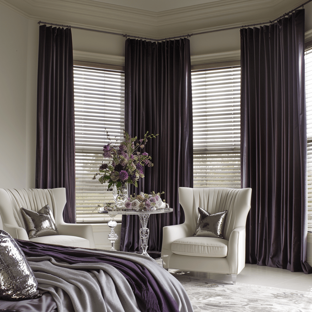 Aushme Luxurious Velvet Room Darkening Custom Drapes