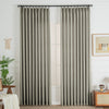 Light Grey 850-15 Lorna French Linen Custom Pleated Curtains Panel