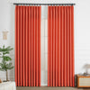 Orange Red-15 Thalia Textured Linen Custom Curtains