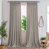 Khaki165-17 Aura Heavyweight Fantasy Cotton Custom Curtains For Living Room And Bedroom