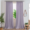 Purple165-29 Aura Heavyweight Fantasy Cotton Custom Curtains For Living Room And Bedroom