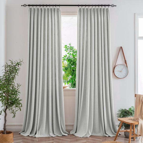 Aura Heavyweight Fantasy Cotton Custom Curtain - ixacurtains