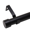 Adjustable Window Curtain Rod ixacurtains Black 18"-45"