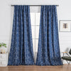 Harper Geometric Jacquard Cotton Blend Custom Drapes