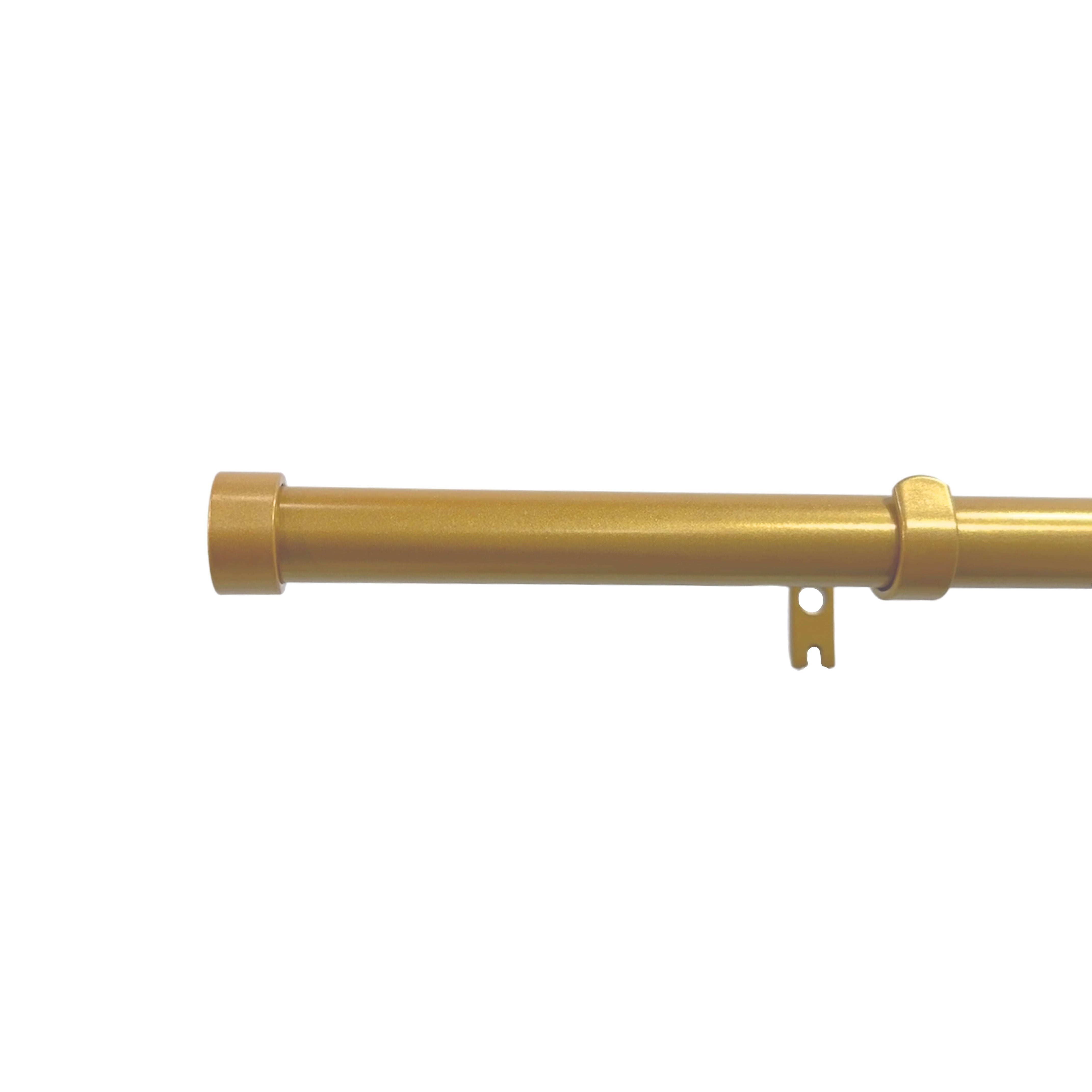Adjustable Window Curtain Rod ixacurtains Golden 18"-45"