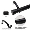Golden Adjustable Window Curtain Rod ixacurtains