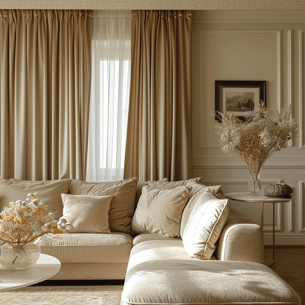 Doux Velvet Elegance Room Darkening Custom Curtains
