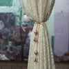 Tassel Curtain Tieback with Hanging Balls/1pc ixacurtains