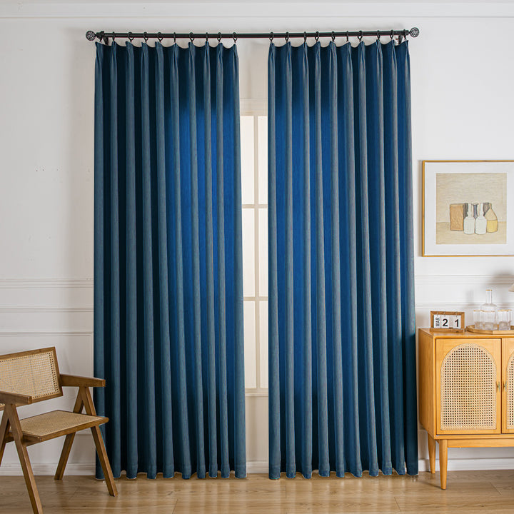 Waffle Chenille And Blend-ed Woven Curtains With Rich Texture And Ultra Softness - ixacurtains