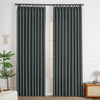 Charcoal Gray-26 Thalia Textured Linen Custom Curtains