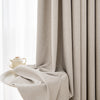 Megan Faux Linen Texture Custom Curtains