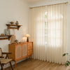 Loomy Soft Cream Dream Pleat Custom Curtains Loomy