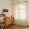 Loomy Soft Cream Dream Pleat Custom Curtains Loomy
