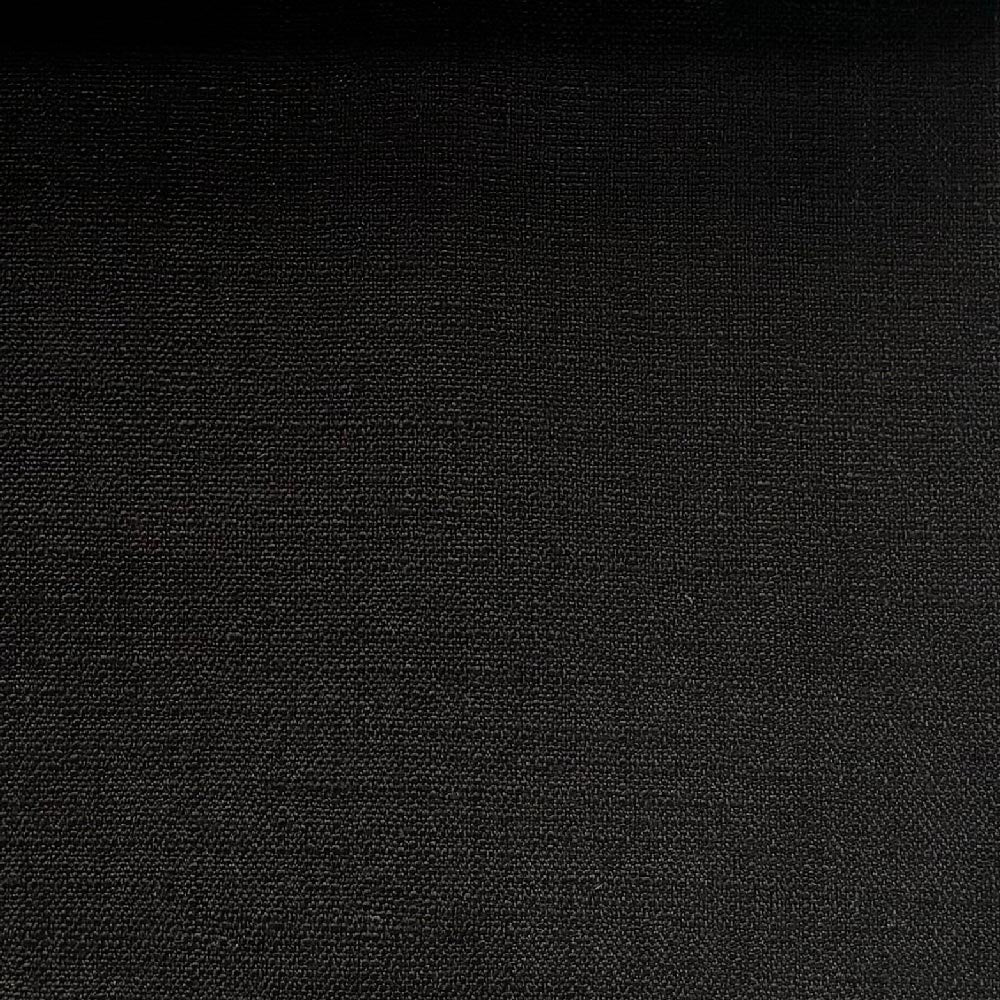Lorna French Linen Grommets Soft Top Curtains Panel Lorna Black 850-37