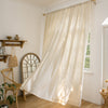 Mead Faux Linen Texture Outdoor Custom Curtains