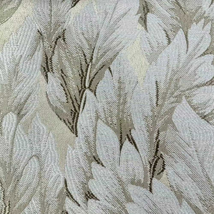 Light Orange Fern Elegant Jacquard Patterns Custom Curtains