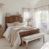 Fina Soft-Touch White Linen Pleat Sheer Curtains with Grid Texture