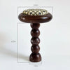 Colored Plate Button Gauze Wooden Curtain Wall Hook/1pc ixacurtains