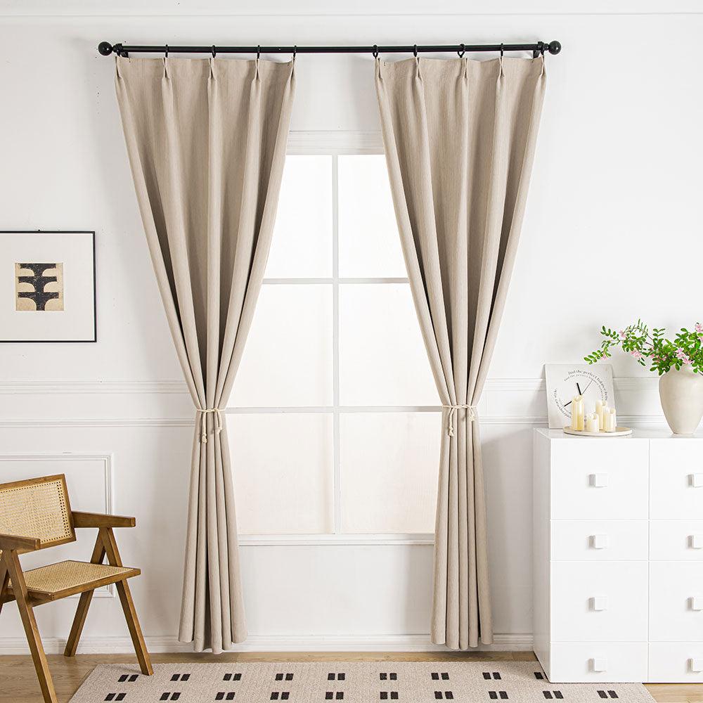 Mivle Stripe Charm Chenille Modern Custom Curtains