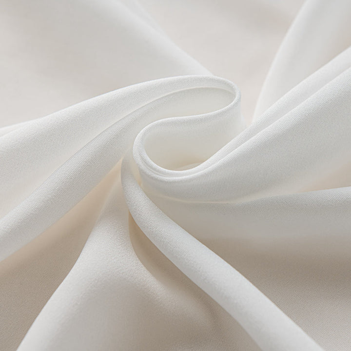 Pure White Voile Sheer Drapres - ixacurtains