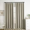 Lullaby Faux Linen Textures Blackout Custom Curtains