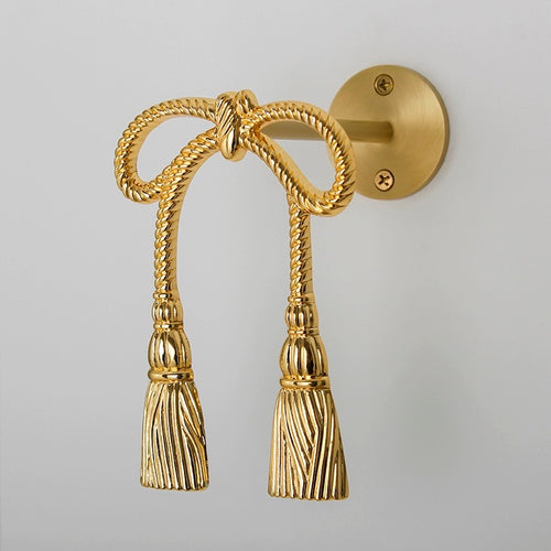 Bow tie Curtain Holdback Wall Hook ixacurtains