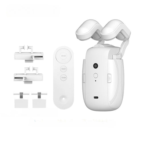 Intelligent automatic curtain opener, remote control version ixacurtains Remote control single opening three in one Remote control