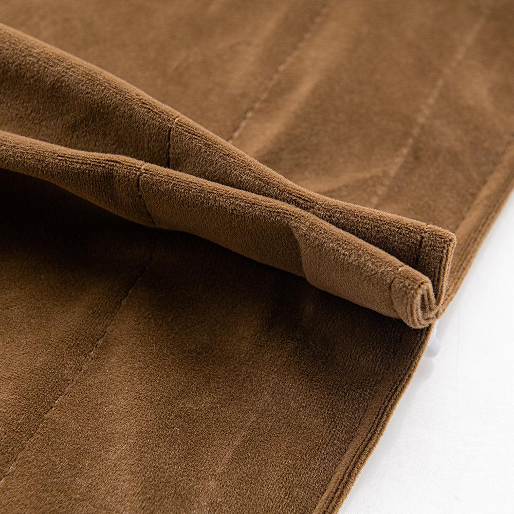 Aushme Luxurious Velvet Room Darkening Custom Drapes