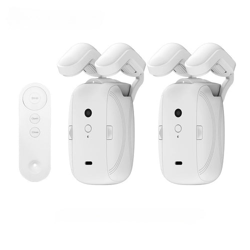 Intelligent automatic curtain opener, remote control version ixacurtains Remote control double opening Roman Rod Remote control