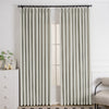 Ivory White-7 Tuscany Woven Faux Linen Bathroom Custom Curtains